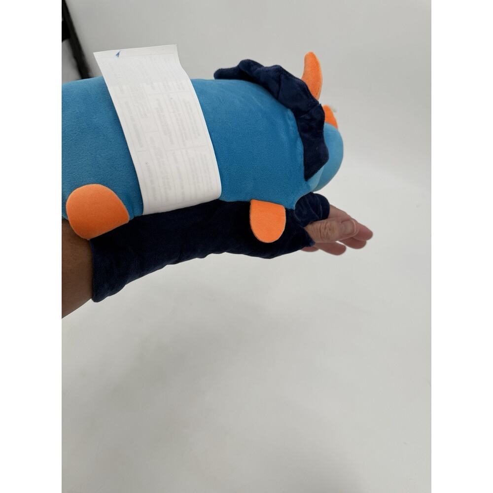 Pillow Pets Buddy On The Go Danny Dino Wearable Plush Blue New - Picture 10 of 10